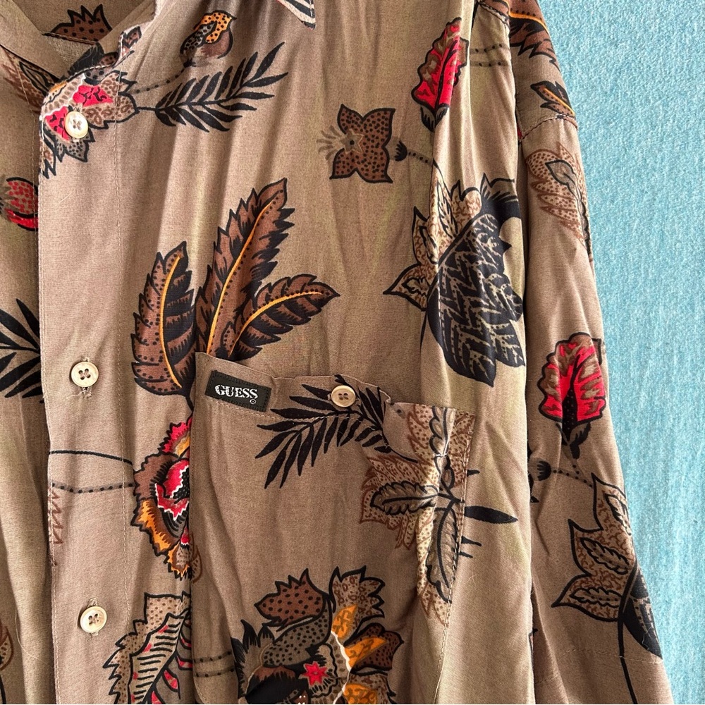 Guess Floral Button Down